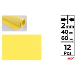 Goma eva 40 x 60 cm amarillo