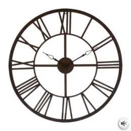 Reloj de metal marrón vintage