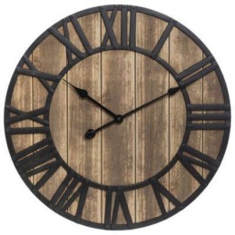 Reloj de panel de madera...
