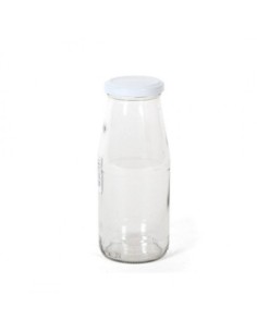 Botella leche 450 transparente