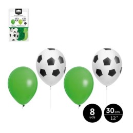 Set globo decorado fútbol...