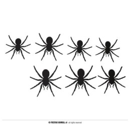Decoracion 12 arañas