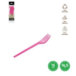 Tenedor rosa 16,5cm...