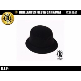 Sombrero bombín negro