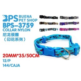 collar nylon 20mm*35/50cm