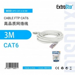 Cable red ftp cat6 3m cj144
