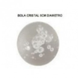Bola cristal 6cm diametro
