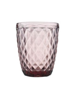 Vaso cristal rosa 270m l