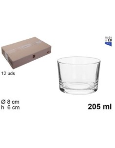 Vaso cristal sidra mini 205 ml