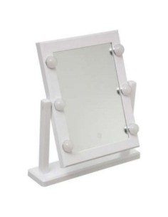 Espejo led 40x37 cm blanco