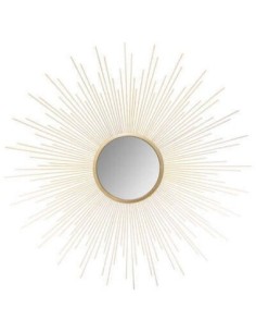 Golden bomb sun mirror
