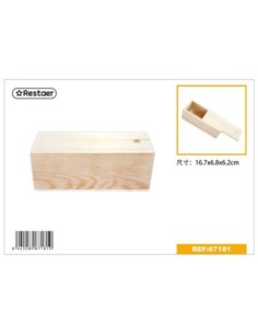 Caja de madera 16.7*6.8*6.2cm