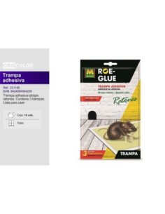 Roe-glue trampa adhesiva raton