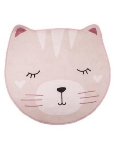Alfombra soft pink cat
