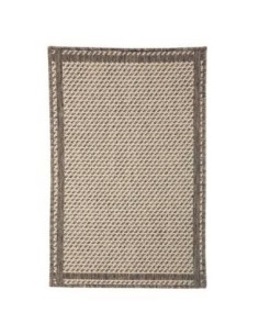 Grid taupe alfombra 50 x 80 cm