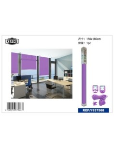 Cortina color violeta 150cm